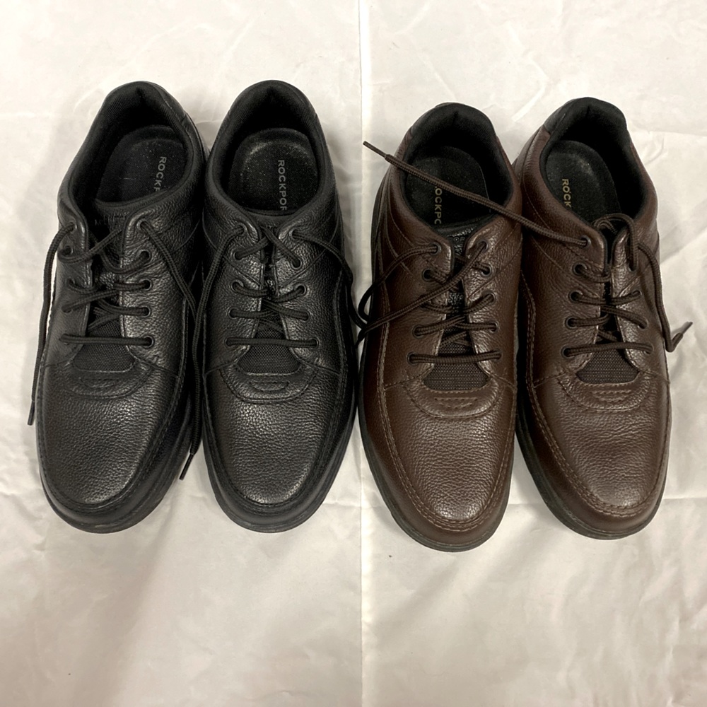 Two pair of Men’s Leather Rockports Size 14